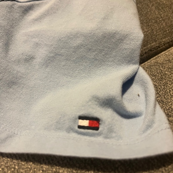 Tommy Hilfiger mens designer t-shirt. Baby blue. Medium. - Picture 2 of 4